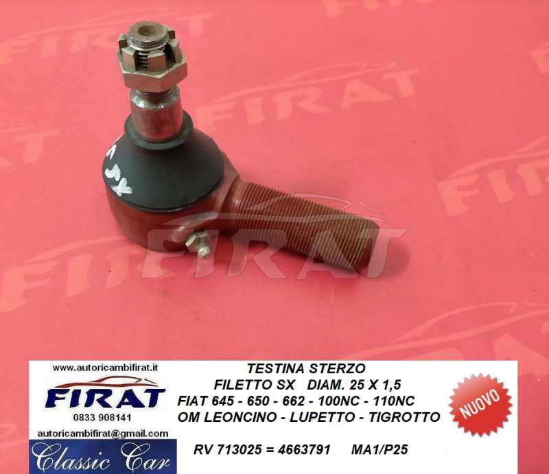 TESTINA STERZO FIAT 645-650-662-100NC-LEONCINO SX (713025)